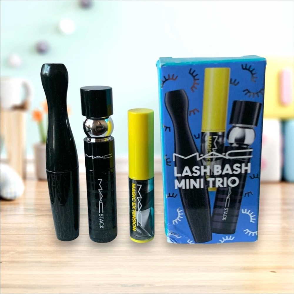 MAC Lash Bash Mini Mascara Trio (MACStack Mega, Magic Extension Fibre, 3D Lash)
